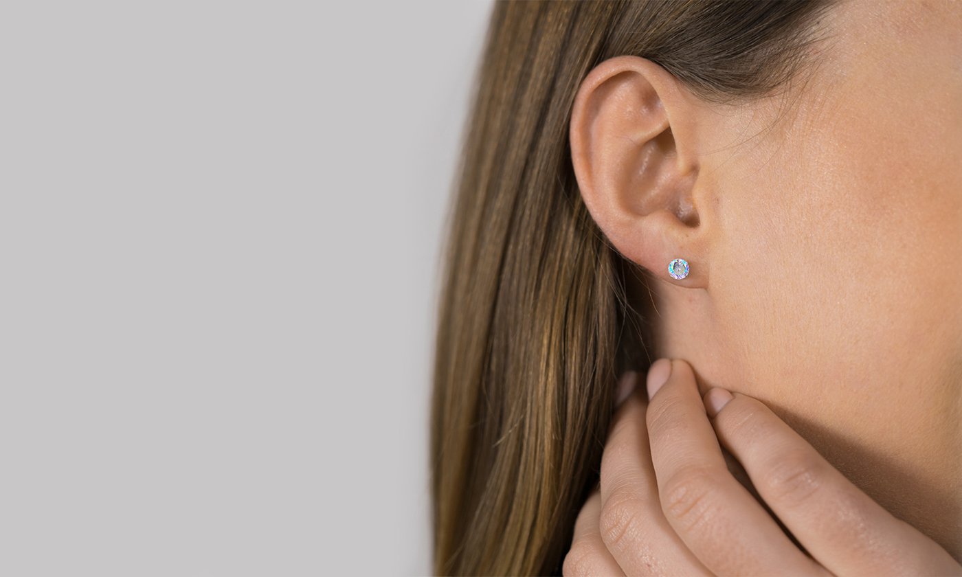 Silvertone-Plated Birthstone Stud Earrings (12-Pair), Earring, Riakoob Jewelry, Riakoob Jewelry jewelryjewelry deals, swarovski crystal jewelry, groupon jewelry,, jewelry for mom,