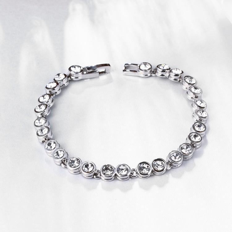 3.00CT TENNIS BRACELET Silvertone WITH SWAROVSKI CRYSTAL, Bracelets, Riakoob Jewelry, Riakoob Jewelry jewelryjewelry deals, swarovski crystal jewelry, groupon jewelry,, jewelry for mom,