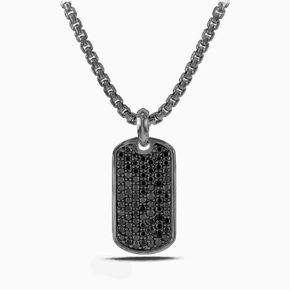 Father's Day! Stainless Steel Micro-Pav'e Crystal Setting Necklace - Five Options, , Riakoob Jewelry, Riakoob Jewelry jewelryjewelry deals, swarovski crystal jewelry, groupon jewelry,, jewelry for mom,