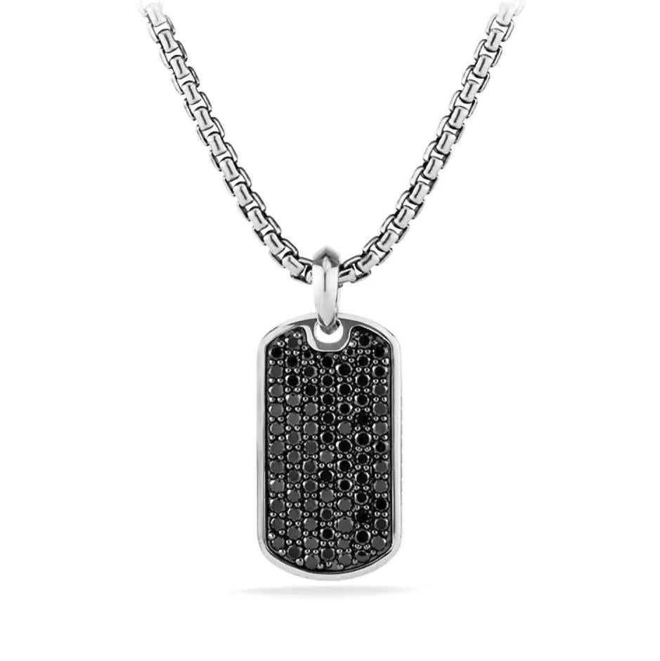Father's Day! Stainless Steel Micro-Pav'e Crystal Setting Necklace - Five Options, , Riakoob Jewelry, Riakoob Jewelry jewelryjewelry deals, swarovski crystal jewelry, groupon jewelry,, jewelry for mom,