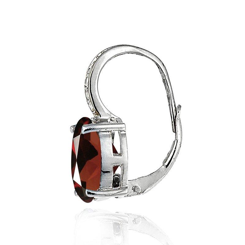 1.50 Ct Oval Cut Citrine with Pave crystals Stud Earringin Silvertone, Earring, Riakoob Jewelry, Riakoob Jewelry jewelryjewelry deals, swarovski crystal jewelry, groupon jewelry,, jewelry for mom,