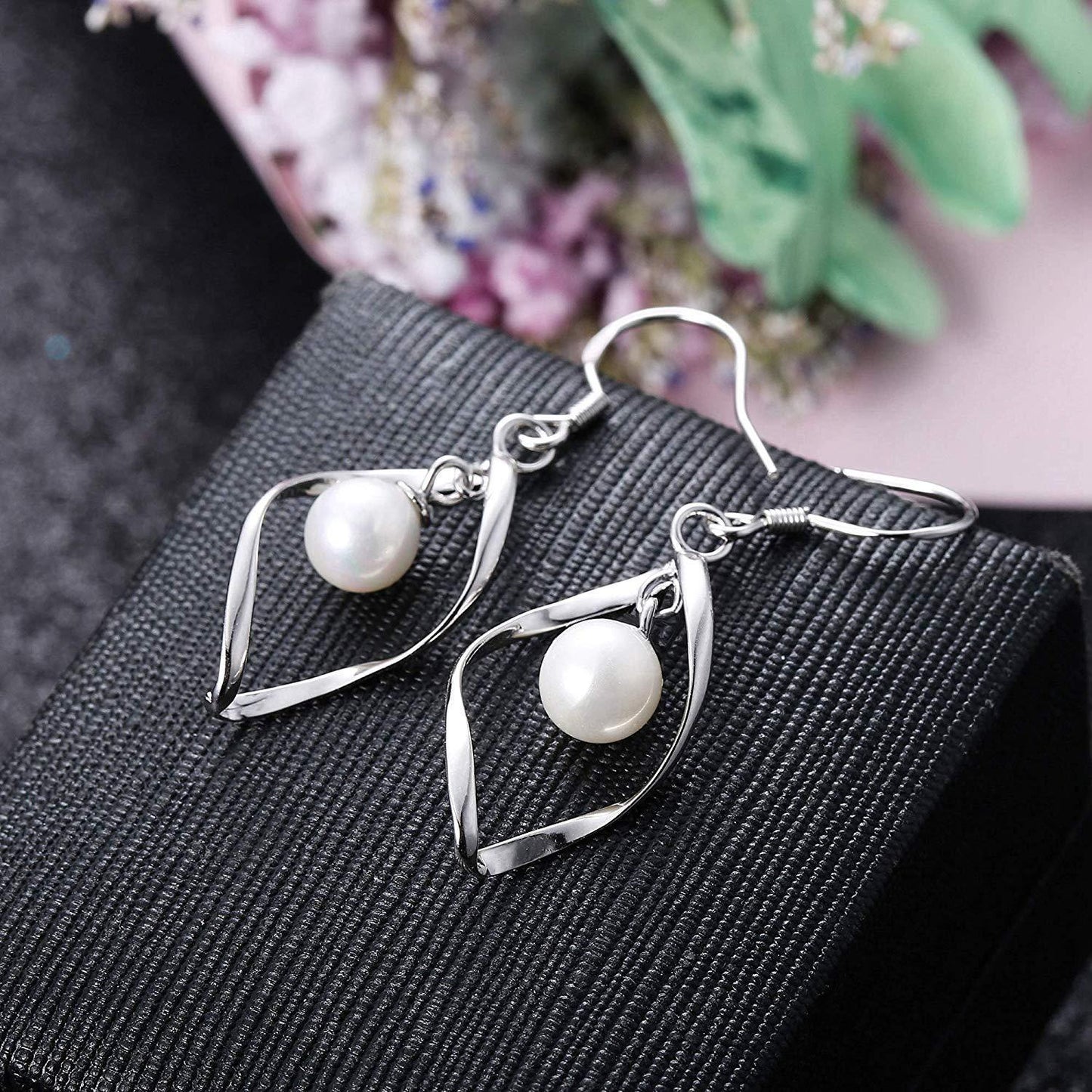 Pearl Drop Twist Drop Earring ITALY Design