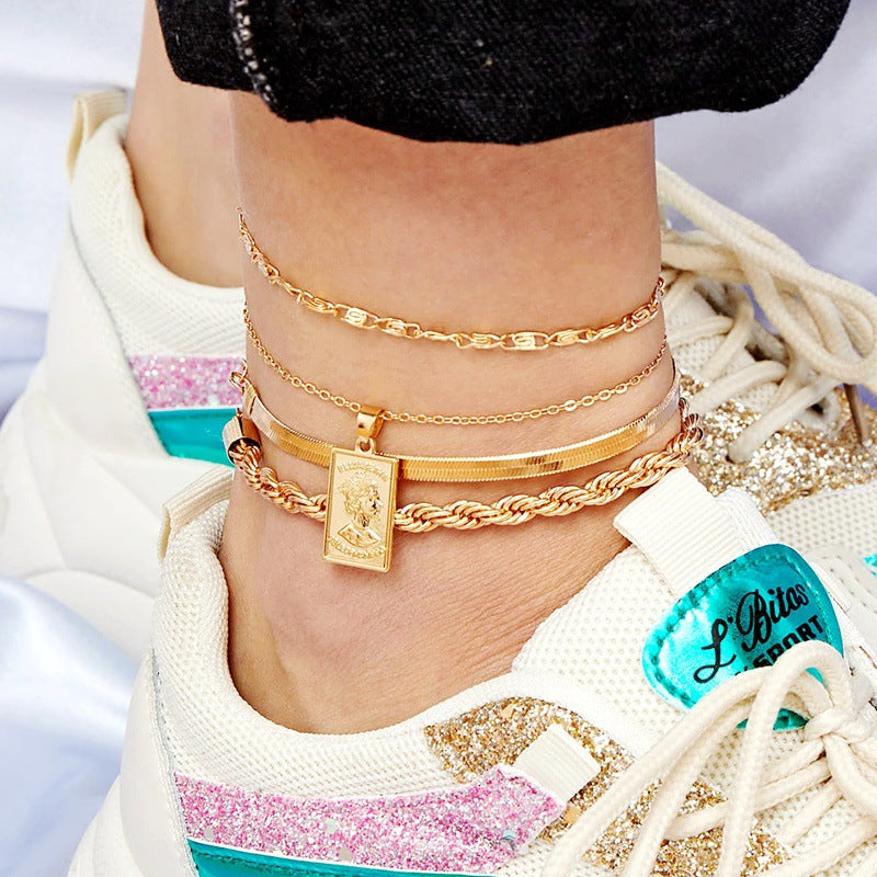 Women's Summer Anklet in Goldtone 18+ Styles Available to Chose From