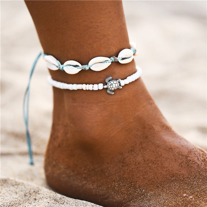 Women's Summer Anklet in Goldtone 18+ Styles Available to Chose From