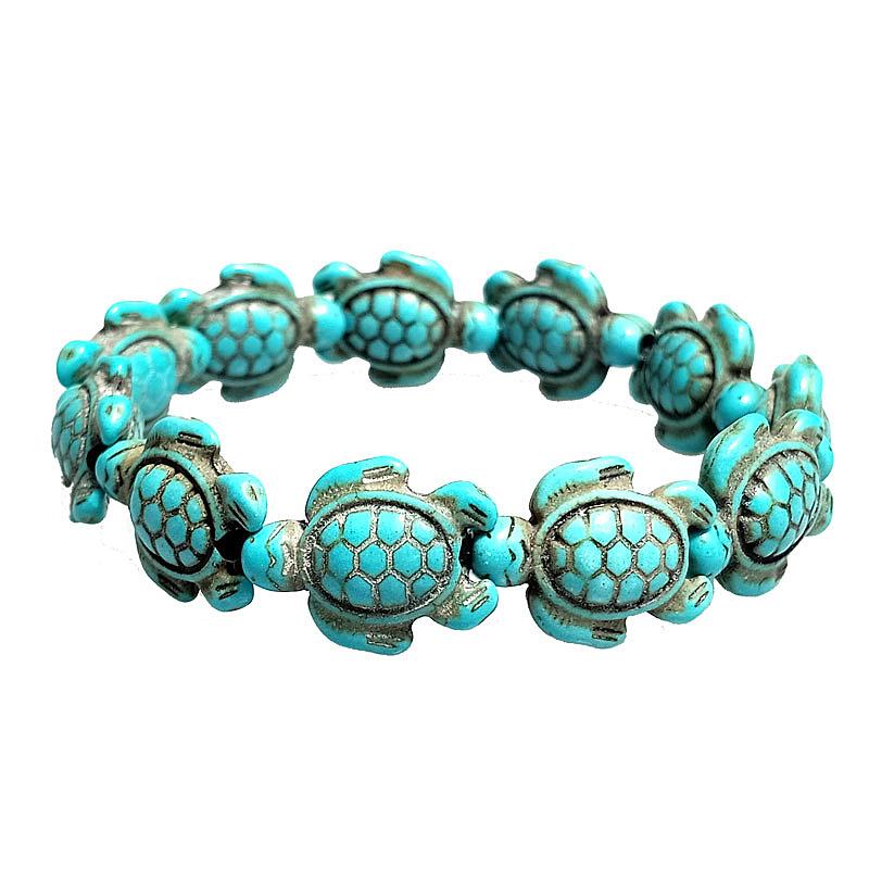 Save the Turtles Stretch Bracelet - 2 Colors ITALY Design
