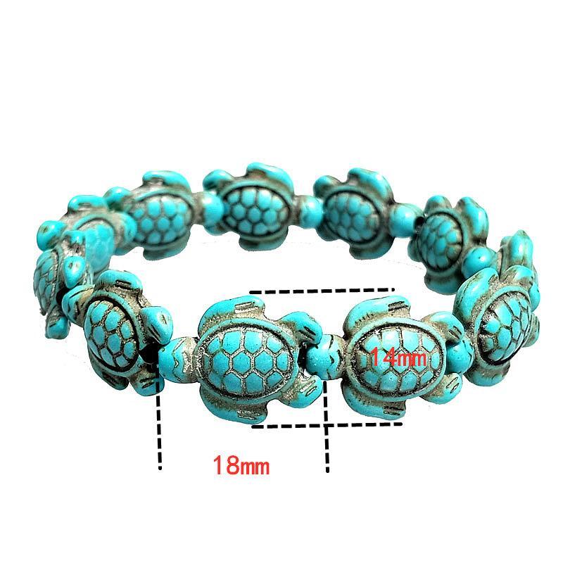 Save the Turtles Stretch Bracelet - 2 Colors ITALY Design