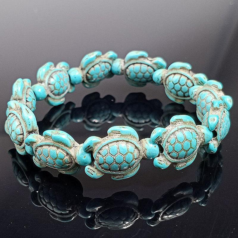 Save the Turtles Stretch Bracelet - 2 Colors ITALY Design