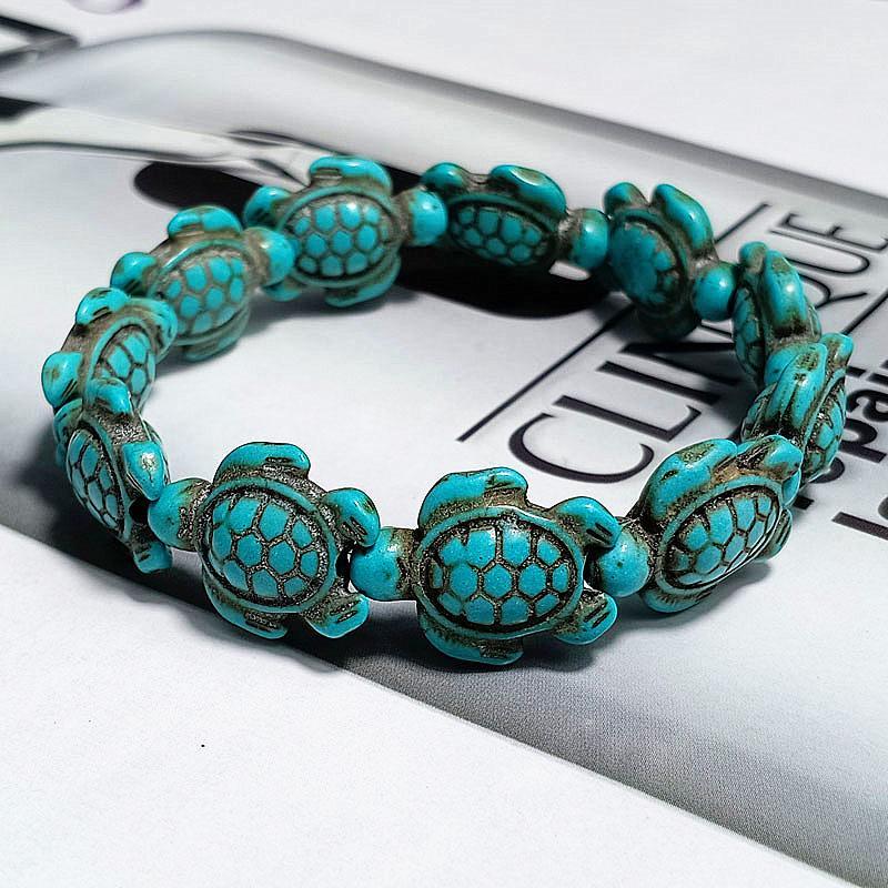 Save the Turtles Stretch Bracelet - 2 Colors ITALY Design