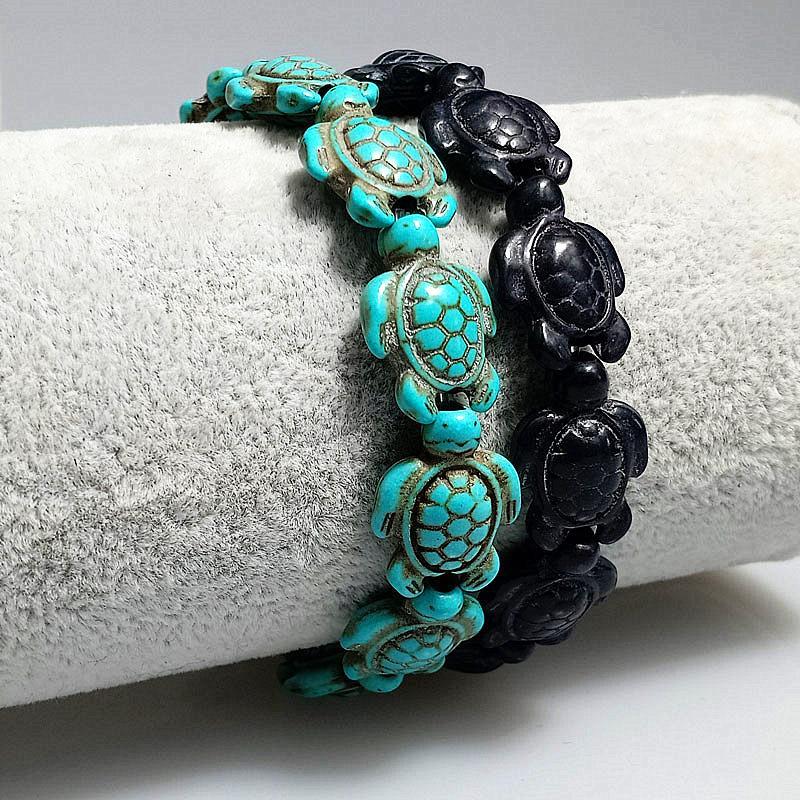 Save the Turtles Stretch Bracelet - 2 Colors ITALY Design