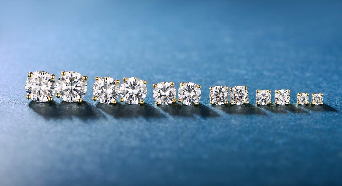 5 Pack Set 4 Prong Stud Earring ITALY Design