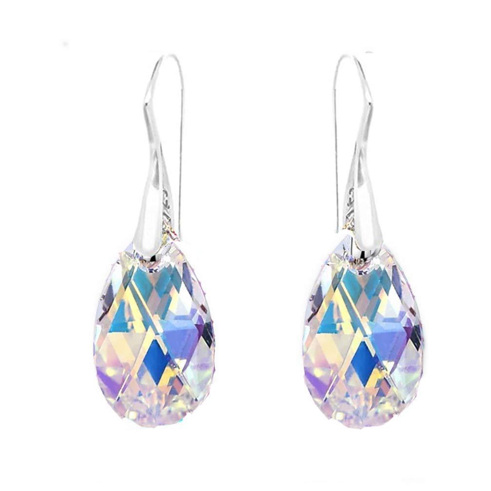 Vivid Light Crystal Drop Earring ITALY Design