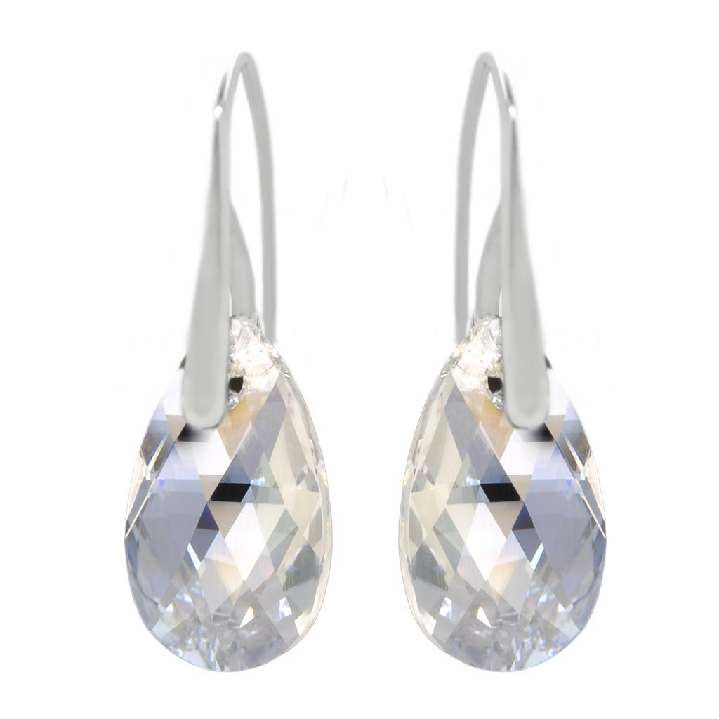 Vivid Light Crystal Drop Earring ITALY Design