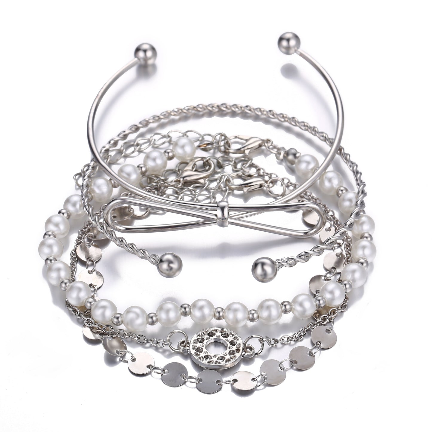Silvertone Bracelet in Silvertone ITALY Design