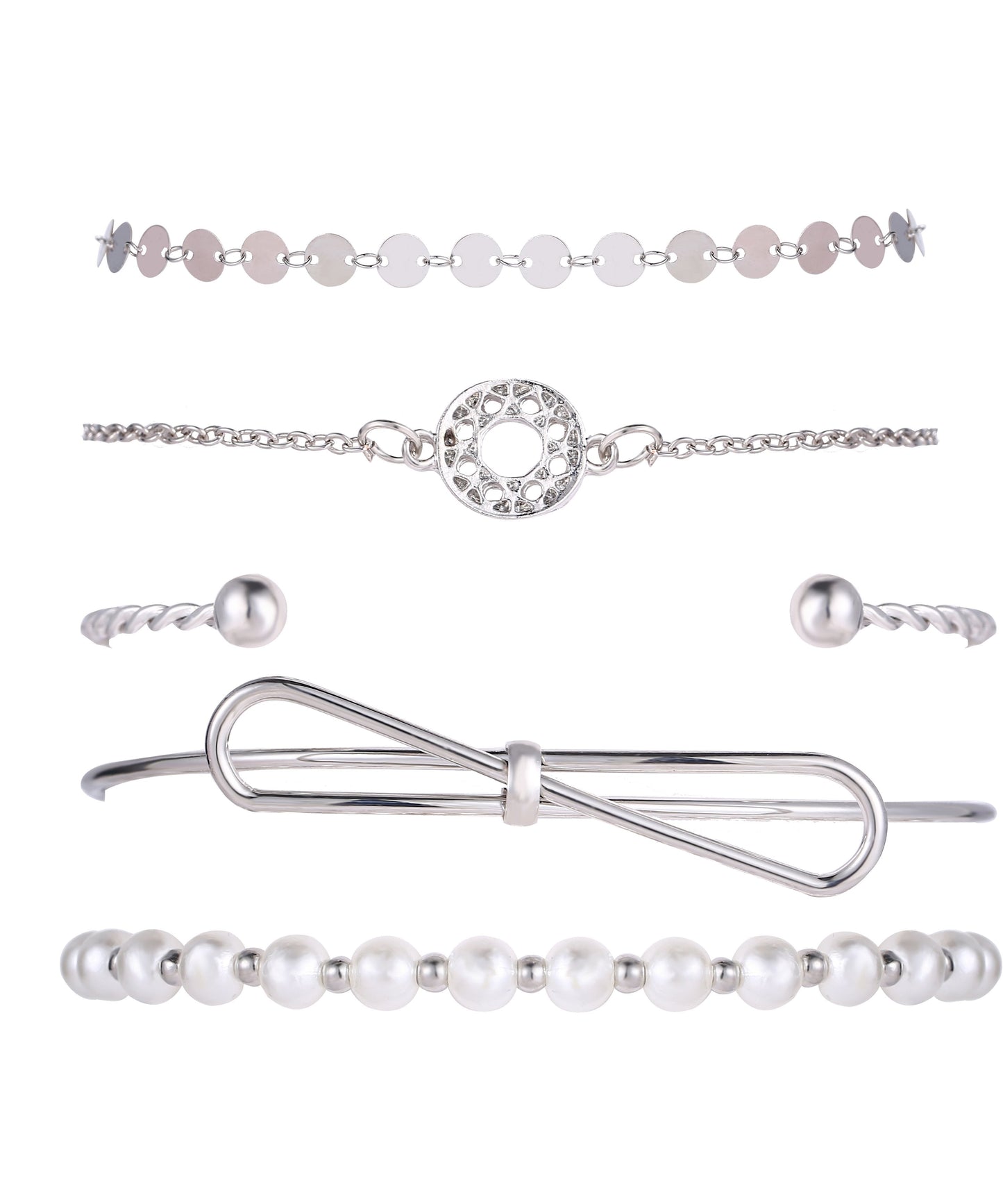 Silvertone Bracelet in Silvertone ITALY Design