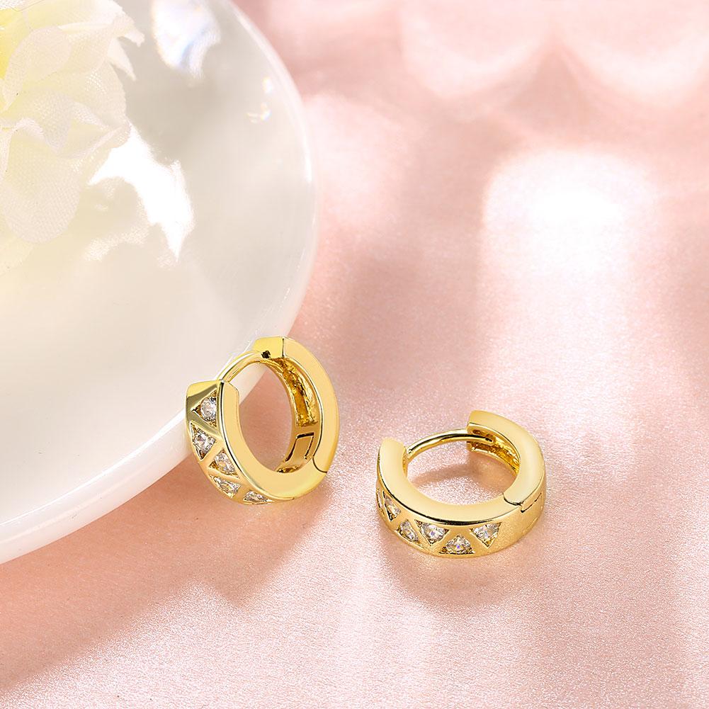 Solitaire Elements Mini Clip On Earrings
