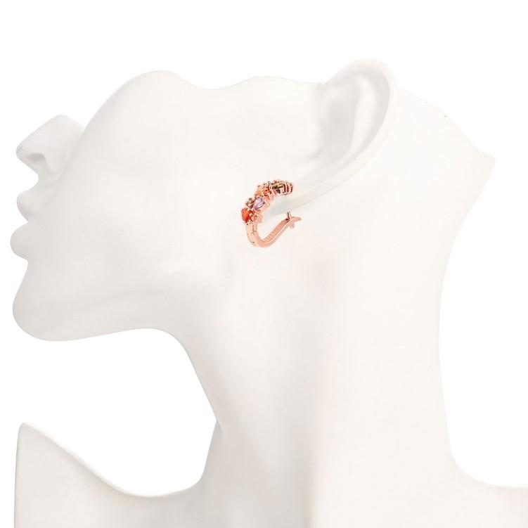 Mona Lisa Crystal Earrings Made with Swarovski Elements - Riakoob Jewelry www.goldennycjewelry.com fashion jewelry for women