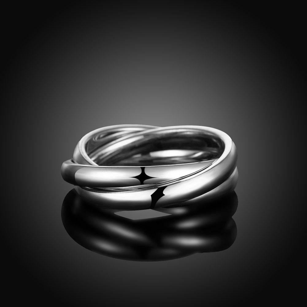 Silvertone Bands Stainless Steel Rolling Ring, Rings, Riakoob Jewelry, Riakoob Jewelry jewelryjewelry deals, swarovski crystal jewelry, groupon jewelry,, jewelry for mom,