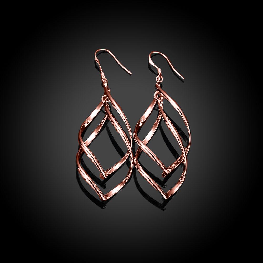 Silver Spiral Hook Earrings Set in Silvertone ( 3 Color Available) ITALY Design