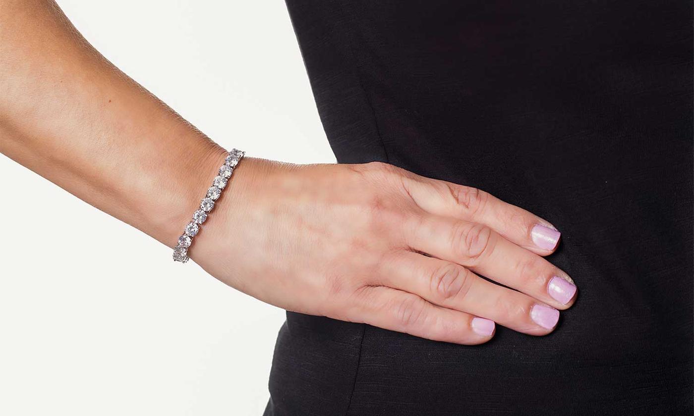 42.00 CTTW Tennis Bracelet with Swarovski Crystals, Bracelets, Riakoob Jewelry, Riakoob Jewelry jewelryjewelry deals, swarovski crystal jewelry, groupon jewelry,, jewelry for mom,