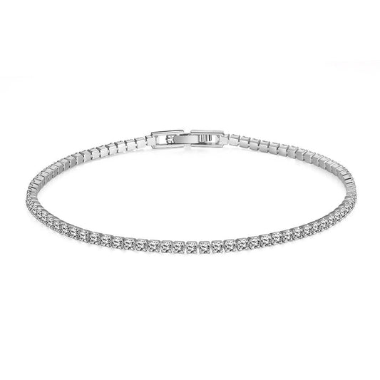 8.00 CTTW White Swarovski Elements Tennis Bracelet in Goldtone Tone  - 3 Options, Bracelet, Riakoob Jewelry, Riakoob Jewelry  jewelryjewelry deals, swarovski crystal jewelry, groupon jewelry,, jewelry for mom, 
