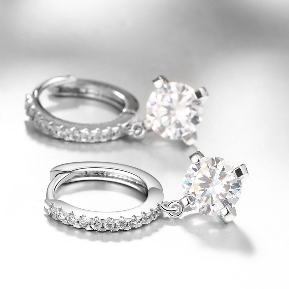 Dangling Pav'e Swarovski Elements Drop Earrings, Earring, Riakoob Jewelry, Riakoob Jewelry  jewelryjewelry deals, swarovski crystal jewelry, groupon jewelry,, jewelry for mom, 