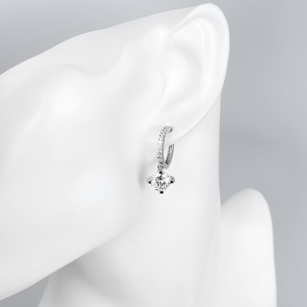Dangling Pav'e Swarovski Elements Drop Earrings, Earring, Riakoob Jewelry, Riakoob Jewelry  jewelryjewelry deals, swarovski crystal jewelry, groupon jewelry,, jewelry for mom, 