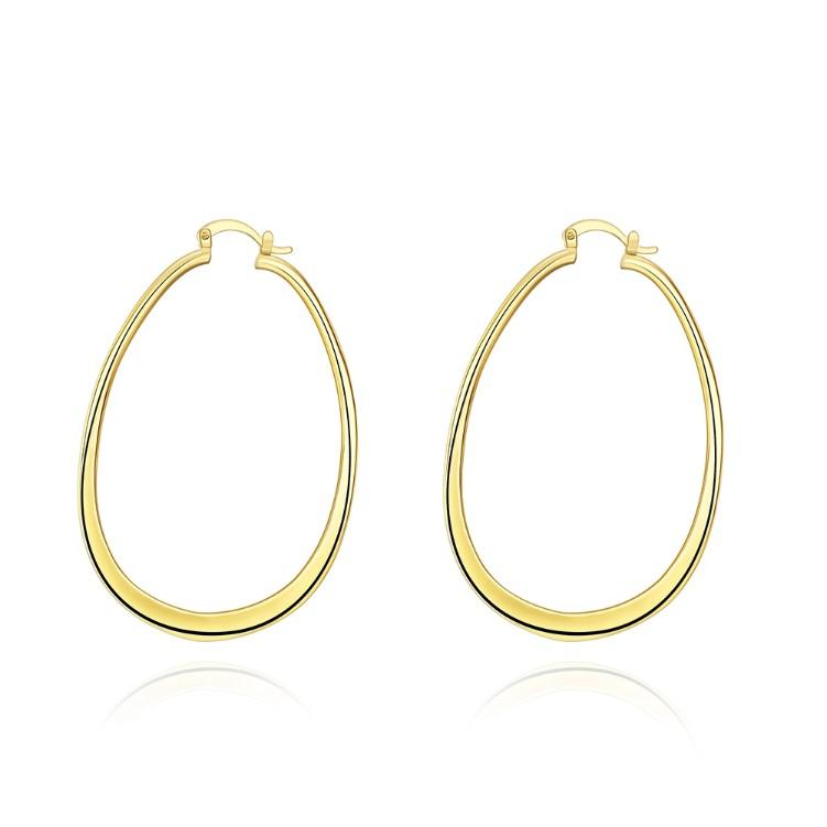 Goldtone Large Flat Hoop Earring 68mm (available in 3 colors), Earring, Riakoob Jewelry, Riakoob Jewelry  jewelryjewelry deals, swarovski crystal jewelry, groupon jewelry,, jewelry for mom, 