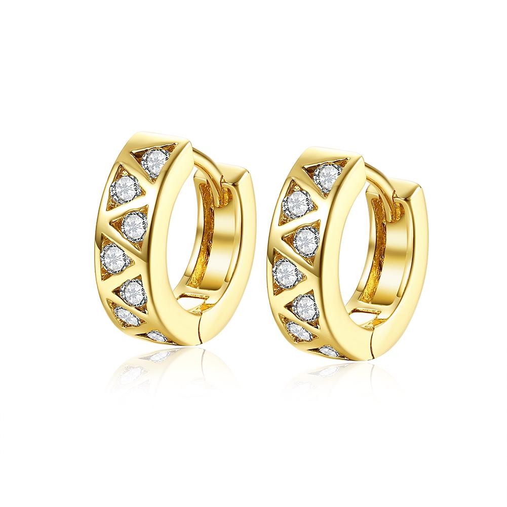 Solitaire  Elements Mini Clip On Earrings