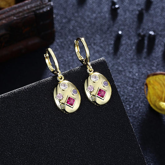 Four Stone Swarovski Elements Drop Earrings, Earring, Riakoob Jewelry, Riakoob Jewelry  jewelryjewelry deals, swarovski crystal jewelry, groupon jewelry,, jewelry for mom, 