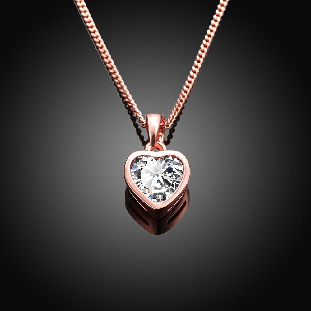 Classic Heart Shaped Swarovski Elements Necklace, Necklaces, Riakoob Jewelry, Riakoob Jewelry  jewelryjewelry deals, swarovski crystal jewelry, groupon jewelry,, jewelry for mom, 