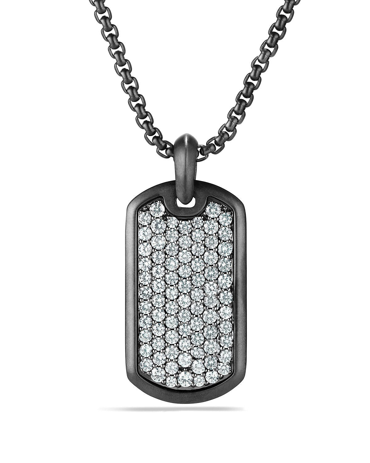 Father's Day! Stainless Steel Micro-Pav'e Crystal Setting Necklace - Five Options, , Riakoob Jewelry, Riakoob Jewelry  jewelryjewelry deals, swarovski crystal jewelry, groupon jewelry,, jewelry for mom, 