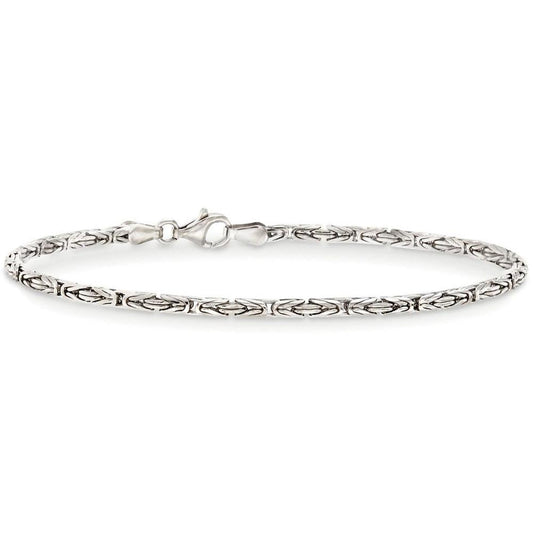Byzantine Chain Bracelet in  Silvertone, Bracelet, Riakoob Jewelry, Riakoob Jewelry  jewelryjewelry deals, swarovski crystal jewelry, groupon jewelry,, jewelry for mom, 