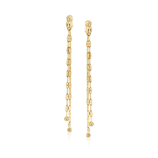 Chain Drop in Goldtone, Earring, Riakoob Jewelry, Riakoob Jewelry  jewelryjewelry deals, swarovski crystal jewelry, groupon jewelry,, jewelry for mom, 