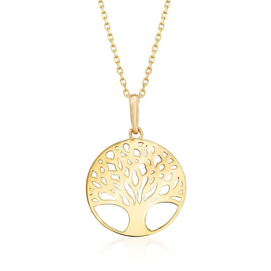 Classic Mother of Tree of Life Necklace in Goldtone, Necklace, Riakoob Jewelry, Riakoob Jewelry  jewelryjewelry deals, swarovski crystal jewelry, groupon jewelry,, jewelry for mom, 