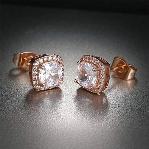 2 Pairs: Swarovski Crystal Halo Goldtone Studs - 3 Finishes, , Riakoob Jewelry, Riakoob Jewelry  jewelryjewelry deals, swarovski crystal jewelry, groupon jewelry,, jewelry for mom, 