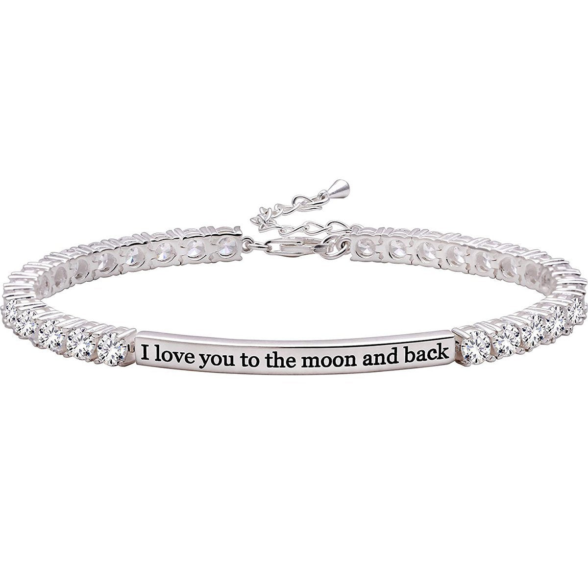 I LOVE YOU TO THE MOON AND BACK Bracelet ITALY Design