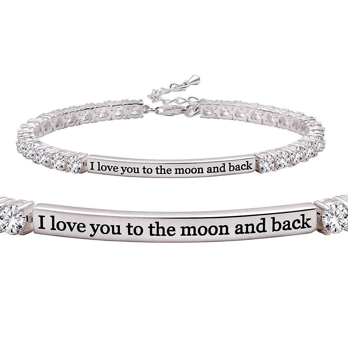 I LOVE YOU TO THE MOON AND BACK Bracelet ITALY Design