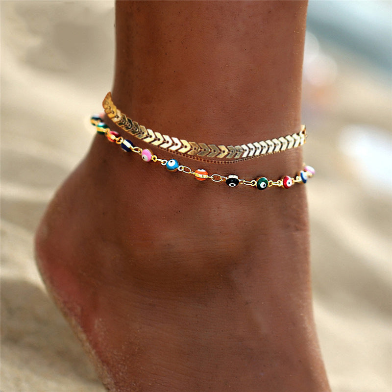 Women's Summer Anklet in Goldtone 18+ Styles Available to Chose From
