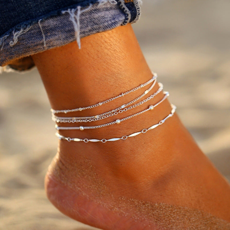 Women's Summer Anklet in Goldtone 18+ Styles Available to Chose From