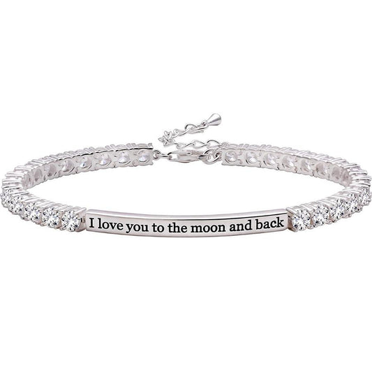 I Love you to the Moon & Back  Elements Bracelet