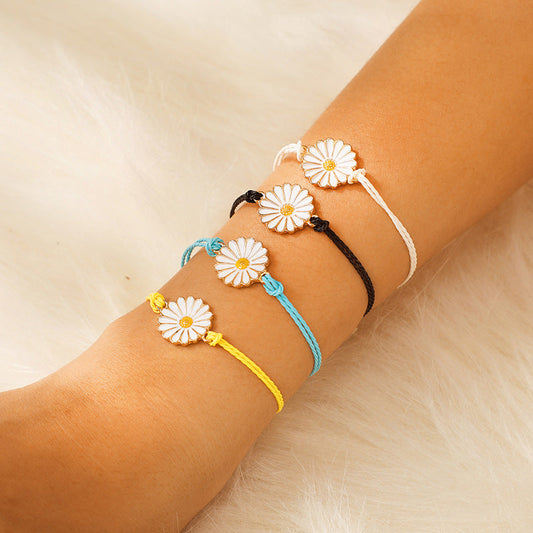 Spring Time Multi-Daisies Floral Bracelets