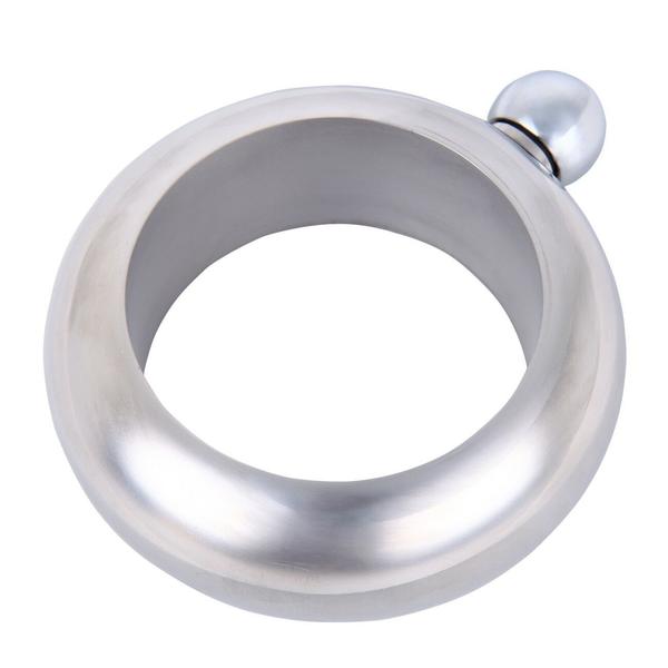 Stainless Steel Classic Unisex Hidden Flask Bangle