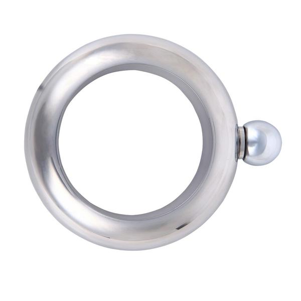 Stainless Steel Classic Unisex Hidden Flask Bangle