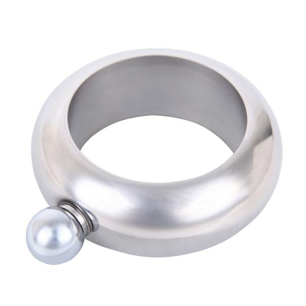 Stainless Steel Classic Unisex Hidden Flask Bangle