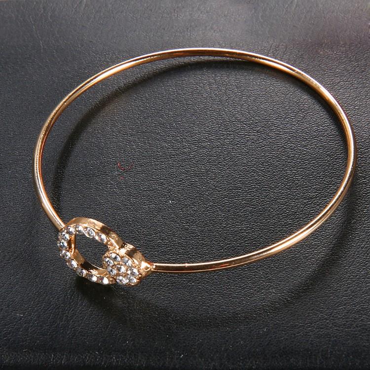 Black Tassel Pav'e 5 Piece Bracelet Set ITALY Design