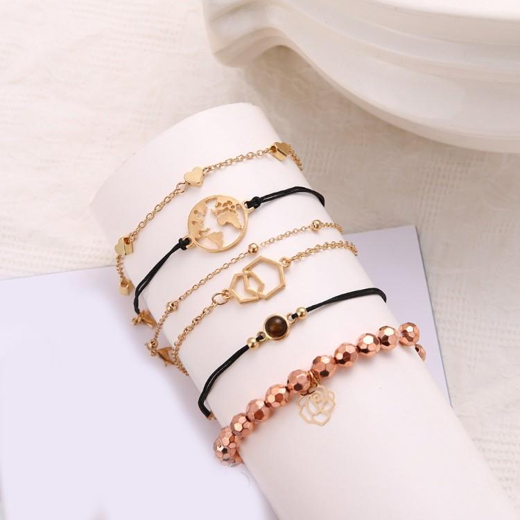 Chemist Around the World Rose Gold 6 Piece Set ITALY Design