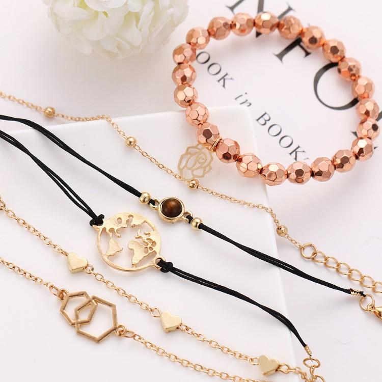 Chemist Around the World Rose Gold 6 Piece Set ITALY Design