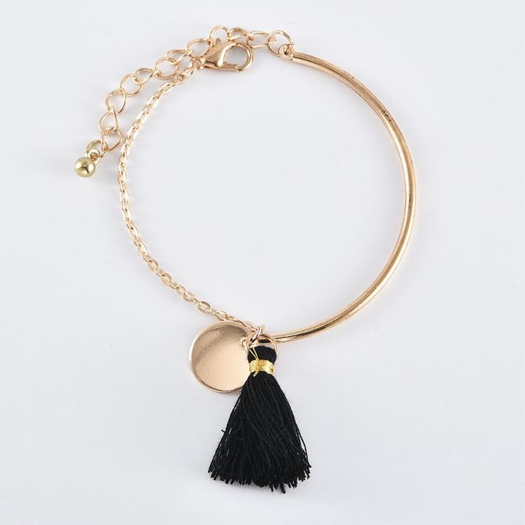 Egyptian Design Gold Ingrain Black Tassel 3 Piece Set ITALY Design