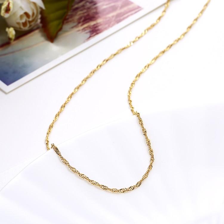 Goldtone Plated Chain Necklace, Necklaces, Riakoob Jewelry, Riakoob Jewelry  jewelryjewelry deals, swarovski crystal jewelry, groupon jewelry,, jewelry for mom, 