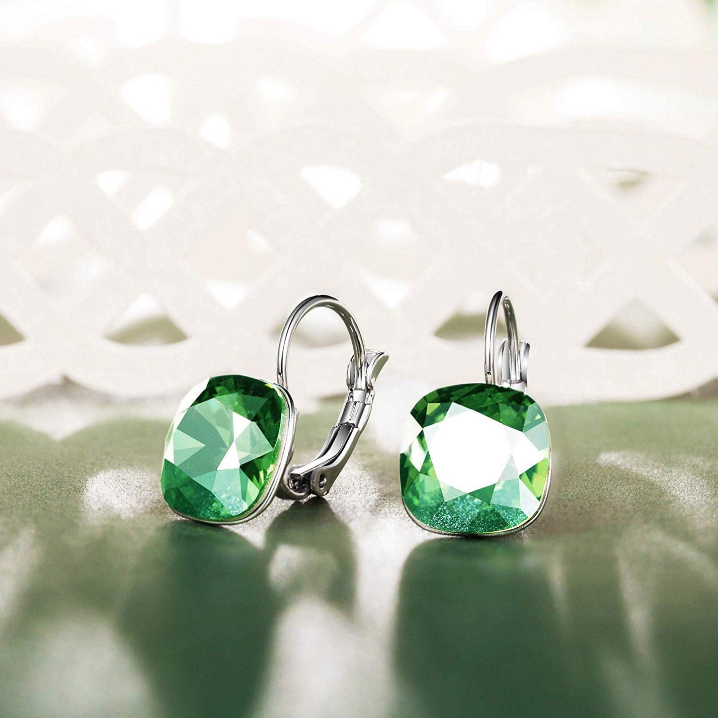 Серьги с застежкой-молнией Asscher Cut Elements